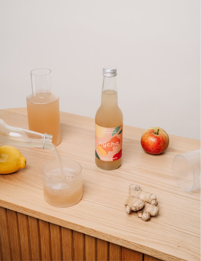 E-Commerce und Lifestyle Produktfotografie für nycha Kombucha – Bild 13 | Produktshooting von Pajurama