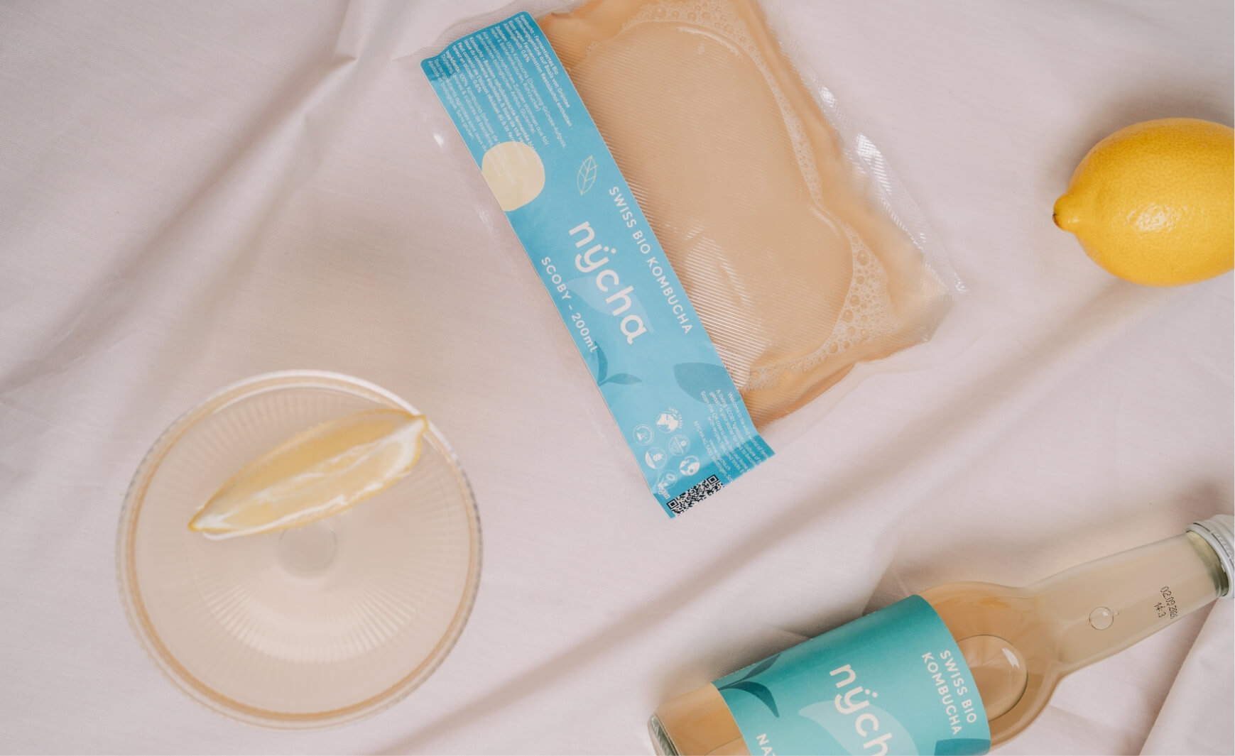 E-Commerce und Lifestyle Produktfotografie für nycha Kombucha – Bild 9 | Produktshooting von Pajurama